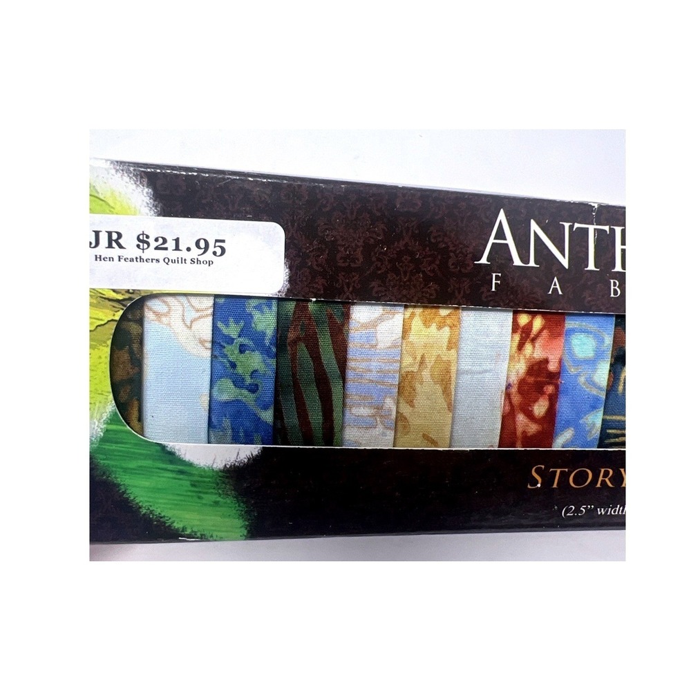 Anthology Batik Story Strips Collection – #212-125 + FREE PATTERN Combed Cotton - Picture 10 of 13